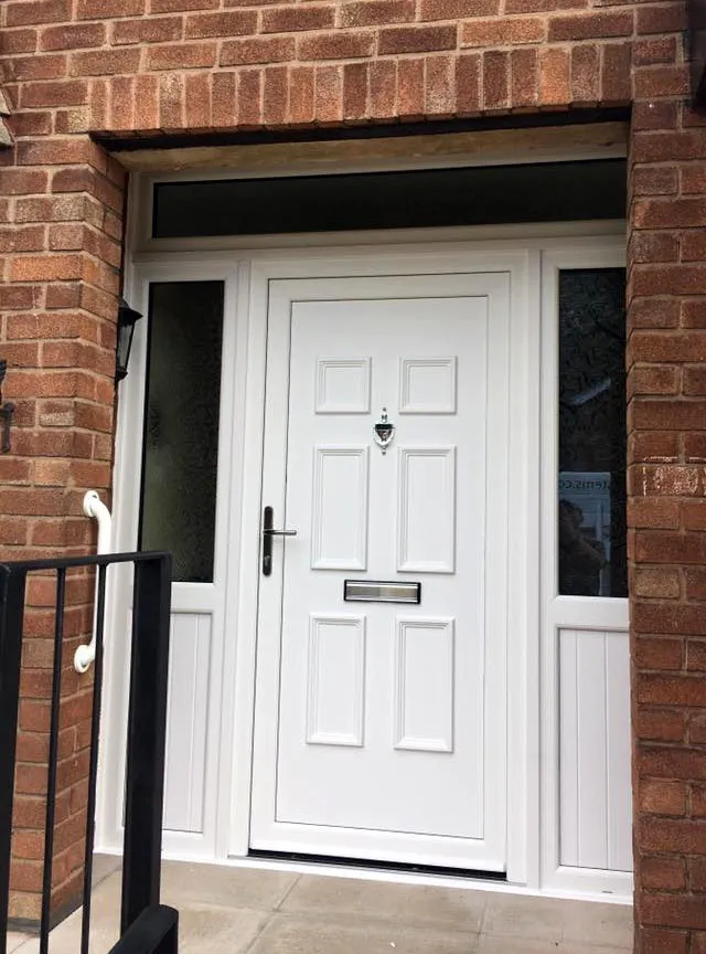 new upvc door