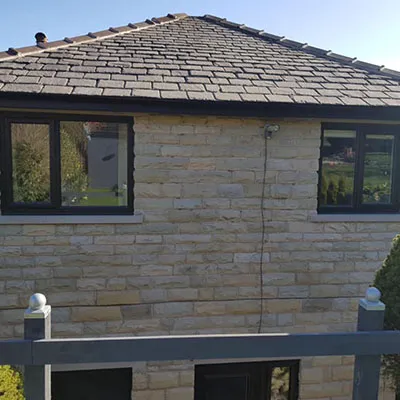 new brown windows
